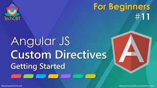 AngularJS Custom Directives  Getting Started [upl. by Ytisahcal688]