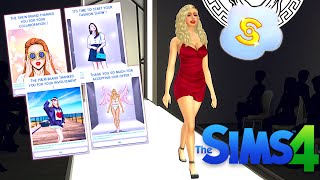 An active modelling career brand deals and so much more Sims 4 iconic mod [upl. by Arahas782]