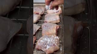 How to get crispy chicken skin on a pellet grill [upl. by Nuhs]