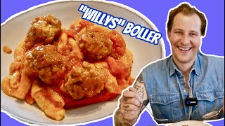 Willys quotbollerquot i tomatsauce amp hjemmelavet pasta  Opskrifter  P Clausens Fiskehandel [upl. by Nicoline]