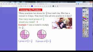 Multiply Fractions by Whole Numbers  Lesson 83 [upl. by Ainigriv307]