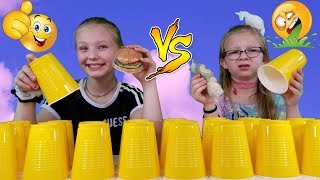 Dont Choose The Wrong Cup Food Challenge [upl. by Lledo139]