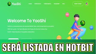 Analisis Criptomoneda YOOSHI DEFI BURN NFT GAMES Será Listada en HOTBIT 2021 [upl. by Lyndy817]