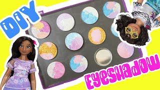 Disney Encanto DIY Eyeshadow Craft Kit with Mirabel and Isabela Dolls [upl. by Remark]