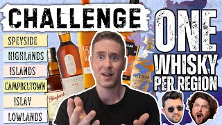 Choose ONE Whisky from Each Scotch Region CHALLENGE [upl. by Mattias]