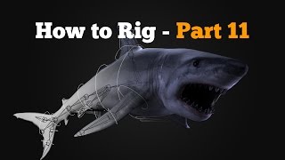 How to rig in Maya  Shark Part 11 [upl. by Anyat339]