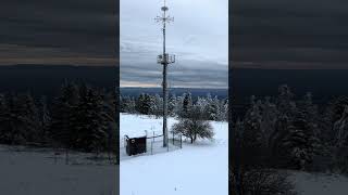 Winter at Black Forest Hornisgrinde 1164m blackforest winter schwarzwald [upl. by Thebazile769]