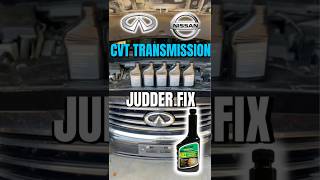 How to get rid of Judder in CVT Transmission Infiniti  Nissan Judder CVT [upl. by Ueik]