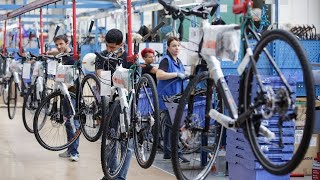 Fantastic GIANT bicycle manufacturing process in factory Incredible carbon fibre bikes production [upl. by Leander]