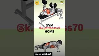 Chest workout at home and gym best exercises gym gaming workout shorts trending motivation🏋️ [upl. by Crystal]