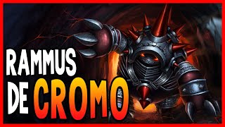 SKIN de Rammus de CROMO  League of Legends [upl. by Vernice37]