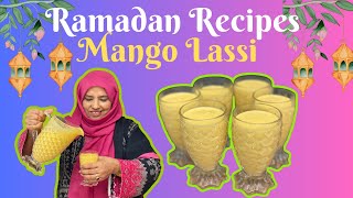 Restaurant Style Mango Lassi  Ramadan Recipe reflexion viralvideo ramadanspecial [upl. by Veno267]