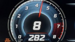 Hyundai Elantra N DCT top speed acceleration 0282kph  Nearly STOCK [upl. by Zulaledairam]