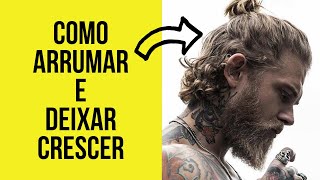 COMO ARRUMAR CABELO MASCULINO E DEIXAR CRESCER  TUTORIAL  ALEX CURSINO [upl. by Anait]