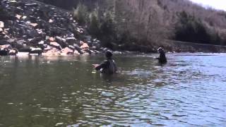 Fishing the Sunoco Pool with friends on the Beaverkill [upl. by Mathews]