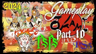 ŌKAMI HD Gameplay PS5 Part 10 Kusa Village 2024 [upl. by Setiram175]