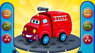 Feuerwehrwagen  AutowaschVideo  Deutsch Kinderlieder  Fire Truck  Kids Channel Deutschland [upl. by Anuala]