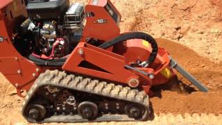 Ditch Witch C16X Walkbehind Track Trencher [upl. by Randi18]