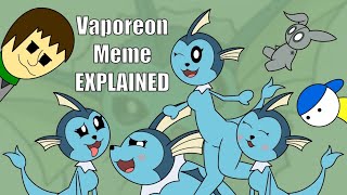 The Vaporeon Meme EXPLAINED Animated  Better Version [upl. by Yzus]