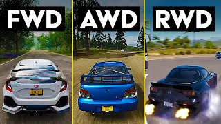 RWD vs AWD vs FWD  Which Drivetrain is BEST [upl. by Nit]