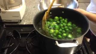 How to Blanch and Freeze Brussel Sprouts [upl. by Suzi]