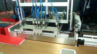 Desk calendar cardboard making machine [upl. by Ahsrav]