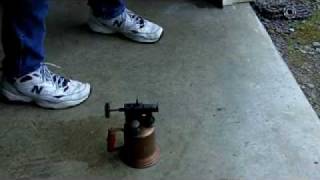 How To Use An Antique Blow Torch [upl. by Slaby]