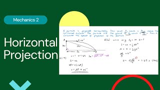 Horizontal Projection Edexcel IAL M1 11 [upl. by Let]