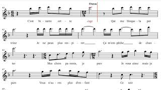 LA FAMILLE BÉLIERS  VERSTEHEN SIE DIE BÈLIERS  quotJE VOLEquot BbInstrument Sheet Music [upl. by Noivaz]