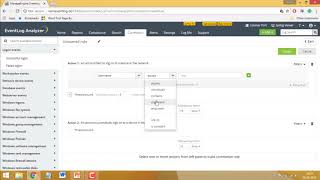 Event correlation in EventLog Analyzer Working with the rule builder [upl. by Aiem]