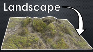 Making Landscapes in Blender is EASY [upl. by Verne]