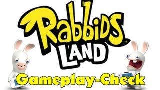 Rabbids Land Nintendo Wii U GameplayCheck [upl. by Norvil]