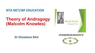 Theory of Andragogy Malcolm Knowles UGC NTA NETJRF EDUCATION ugcneteducation [upl. by Asi]