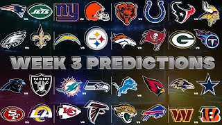 NFL Week 3 Predictions [upl. by Sink]