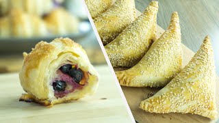 101 Puff Pastry recipe Ideas  Easy Dessert ideas [upl. by Aenotna]