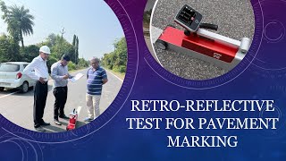 Thermoplast Retro Reflective Test For Road Marking [upl. by Fuller461]