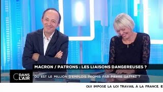 Macron  Patrons  les liaisons dangereuses   Les questions SMS cdanslair 30082017 [upl. by Ettenwad845]