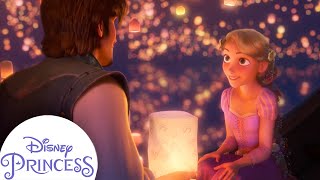 At Last Rapunzel Sees The Light  Festival of Lights  Disney Princess [upl. by Karyl]