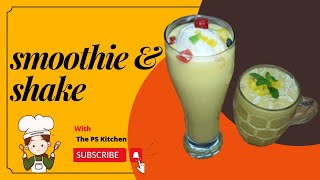 Month of mango dishes  Mango Smoothie recipe  Mango shake recipe  Mango Smoothie amp milkshake [upl. by Jayne969]