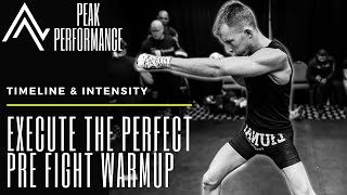 My Pre Fight Warmup w Timeline amp Intensity Details for Peak Performance [upl. by Sapphera]