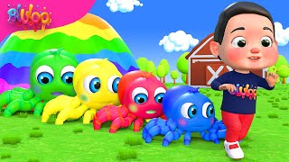 Itsy Bitsy Spider  BluLoo Nursery Rhymes amp Kids Songs [upl. by Elleiand]