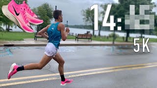 5K ROAD RACE IN NIKE VAPORFLY NEXT [upl. by Opaline]