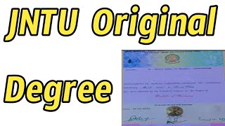 JNTU Original Degree  How To Apply JNTU Original Degree  How To Apply OD 2023 [upl. by Colton414]