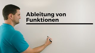 Ableitung von Funktionen Ableiten mehrere Beispiele Differenzieren  Mathe by Daniel Jung [upl. by Isaacs144]