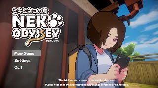 Neko Odyssey  Full Demo Gameplay PC [upl. by Madancy391]