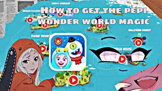 How to get The Pepi wonder world magic Isle [upl. by Rratsal]