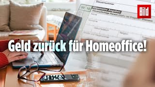 Home Office von der Steuer absetzen So funktionierts  Sparfochs [upl. by Shaer]