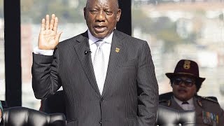 Afrique du Sud  le président Ramaphosa investi pour un second mandat [upl. by Milena]