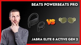 Beats Powerbeats Pro vs Jabra Elite 8 Active Gen 2 Comparison [upl. by Akiemehs]