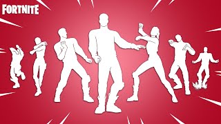 All Legendary Fortnite Dances amp Emotes Goated Celebrate Me Fast Flex Pay It Off Run It Down [upl. by Ettenirt339]